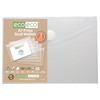 eco-eco A7 95% Recycled Clear Press Stud Popper Wallet, Plastic