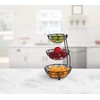 Spectrum Diversified Scroll Arched Server Stacked, 3-Tier Fruit Bowls Counters,