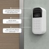 TIUIHU Silicone Cover for myQ Smart Garage Video Keypad (White,