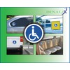 Pack of 10 Stickers for Wheelchair Users, Car, Disabled Stickers