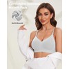 LEYSHE Soft Bra Women's Without Underwire Seamless Bra Support Bra