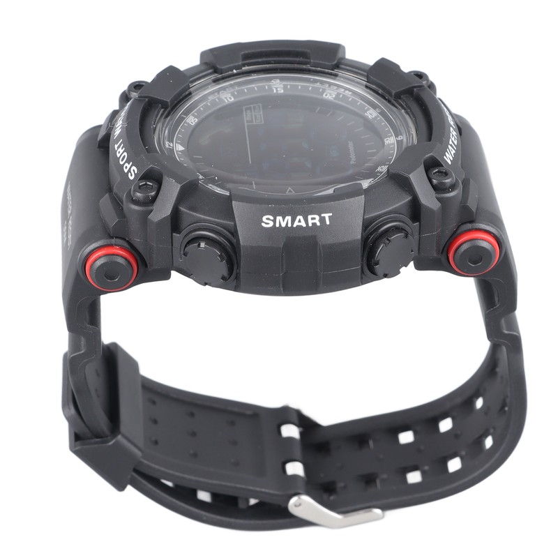 Men Digital Watch LED Backlight Multi Functional Water Resistant Watch