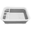 Collapsible Dish Drying Rack Space Saving Foldable Portable Dinnerware Drainer