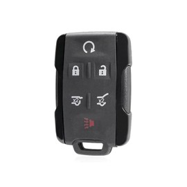 MACHSWON 6-Button Replacement Keyless Entry Remote Control Key Fob Black Proximity Smart Keys Fob M3N32337100 for GMC YUKON 2015-2020