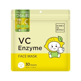 Kirei to Mirai Face Mask, Vitamin C, 30 Pieces