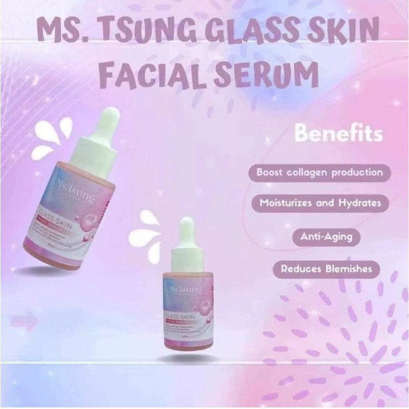 MS. TSUNG Essentials Glass Skin Facial Serum, 30ml