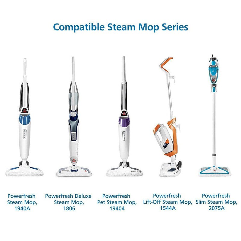 2X Replacement Steam Mop Pads for Bissell Powerfresh Steam Mop