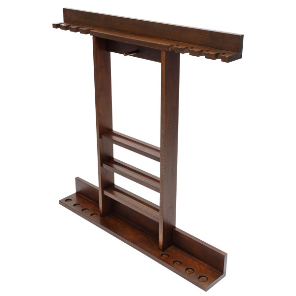 OCASAMI Oak 8 Pool Cue Rack Pool Stick Holder Wall