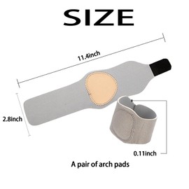 Plantar Fasciitis Gel Heel Protectors, Unbranded Foot Relief Aid – Plantar Fasciitis Relief with Enhanced Arch Support