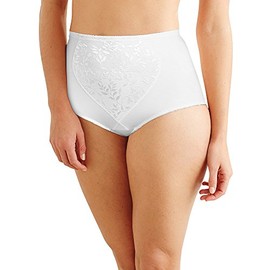 Bali Tummy Panel Firm Control Brief 2-Pack 3XL, Jacquard Black