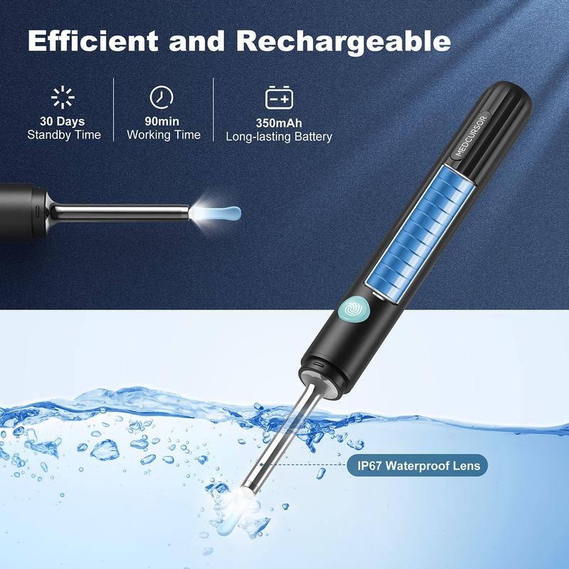 Medcursor Ear Wax Removal, Ear Wax Removal Tool Camera with