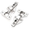 Probrico 25 Pairs/50 Pack Soft Opening Kitchen Cabinet Hinges. Satin