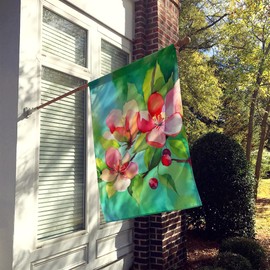 Arkansas Blossom in Watercolor House Flag