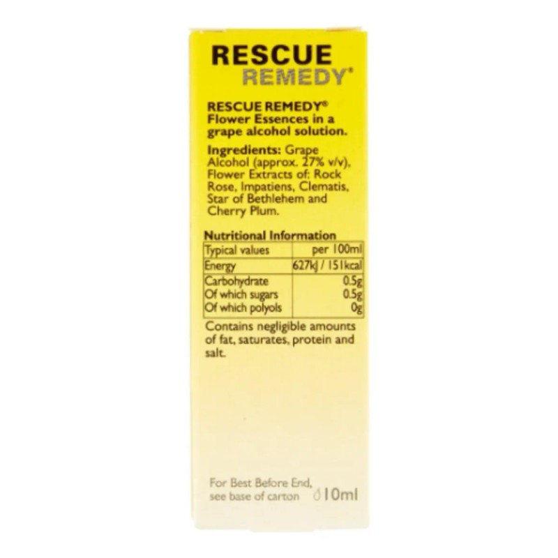 Nelsons Bach Rescue Remedy Natural Stress 10ml