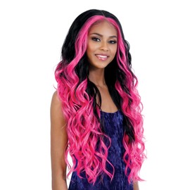 Motown Tress HD 360 Lace Frontal Wig 13X4.5 L360S.Halo (OFHNT/PNK)