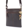 Catwalk Collection Handbags - Small Leather Crossbody Bag For Women