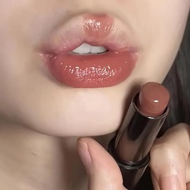 Moisturizing balm Oil Balm with Hyaluronic Acid and Hydrating Oil Blend, Lip Balm with 24HRs of Smooth, Moisturizing Shine, HERORANGE Moisture Skincare Flawless Glaze Moisturize Moisturizer Hydrate Comfort - Colour: Nude reddish - brown