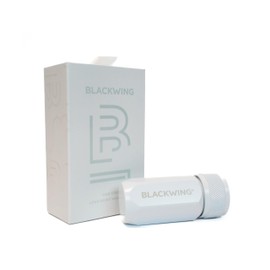 Blackwing One-Step Long Point Sharpener, German Steel Blade, Sharp Curved Point, Machined Aluminum (White)