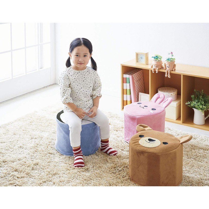 Cogit Milk Pack Chair Cover, Penguin-chan, Diameter 11.8 x Height