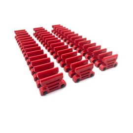 Alien Space Saver - Professional 42 Wrench Organizer Set - Red