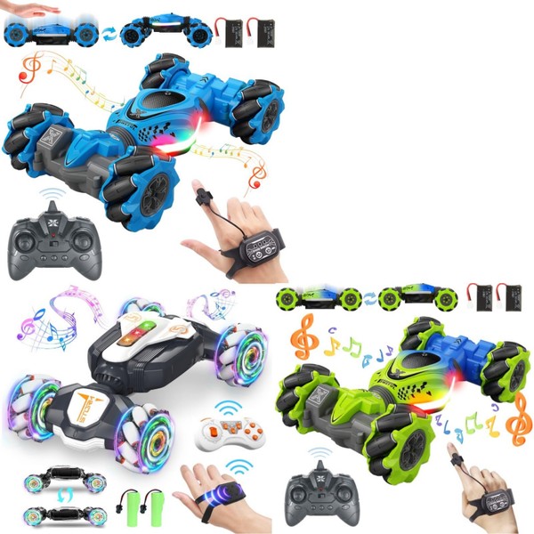 3 Pack Gesture RC Car, 4WD High Speed Drift Stunt