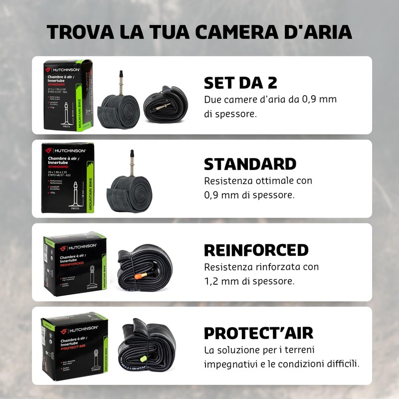 HUTCHINSON - Camera d'aria - Standard - Innertube - Resistenza