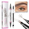 Double-Ended Eyebrow Pencil - 2 In 1 Makeup Brow Pen