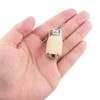 WHYHKJ 4PCS G9 Ceramic Lamp Holder Metal Outer Ring Full