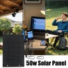 Solar Charger for Cell Phone | 50W Solar Panel,Compact Small