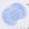 Hygienic Anti-Slip Foot Scrubber for Thorough Cleaning Matte Blue 4ea
