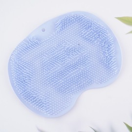 Hygienic Anti-Slip Foot Scrubber for Thorough Cleaning Matte Blue 4ea