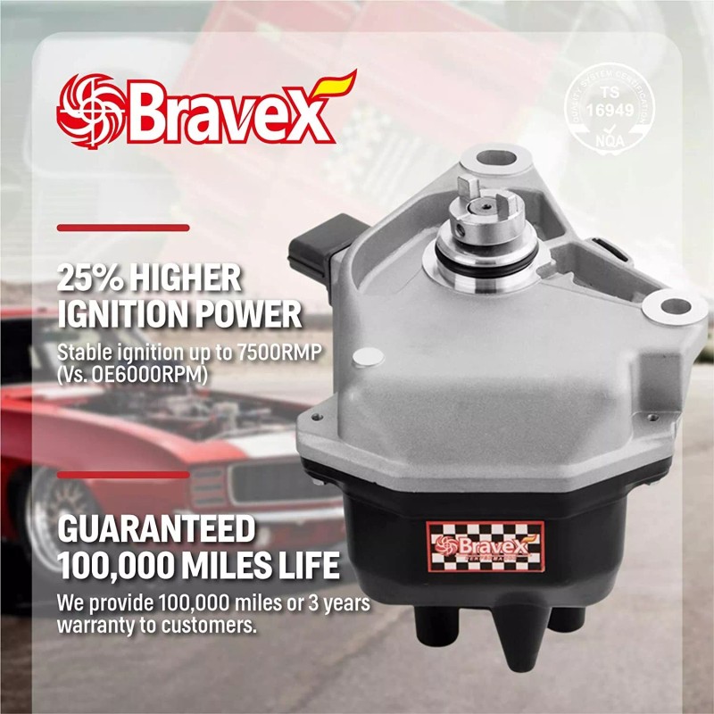 Bravex Ignition Distributor for Honda Accord 98-02 2.3L HITATCHI Acura