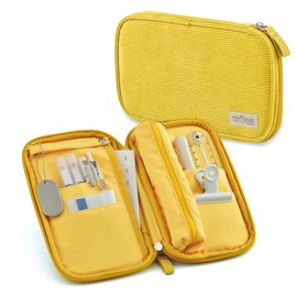 Kokuyo F-VBF300Y Pencil Case, Pouch, Pen Case, Yellow