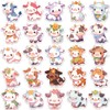 Rainbow Cow Stickers Pack of 50 Waterproof Cartoon Animal Stickers