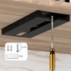 runruii Wine Glass Holder Under Shelf Cabinet Wine Glass Rack