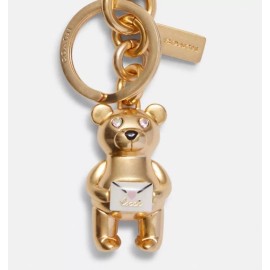 Coach Valentine's Day Bear Bag Charm/ Keychain Fob