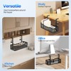 Cinati Under Desk Cable Management Tray – 15.7” No-Drill Cable