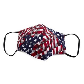 Perry's Leather Washable Polyester Face Mask - Large - American Flag