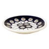 Small Original Bunzlauer Ceramic Plate (Saucer) Diameter 11.6 cm Decor