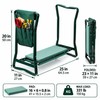 Heavy Duty Folding Garden Kneeler and Seat, 331 lb Steel