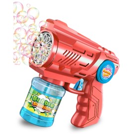 Blubbel Bubble Gun, LED Bubble Machine, 120 ml Bubble Liquid Tank, Bubble Gun, Bubble Gun, Air Bubbles Bazooka Bubble Gun, Gifts for Children, Wedding
