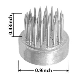 THJOPOKEEL Floral Soporte para arreglos de flores (23 mm de diámetro, acero inoxidable, 3 unidades)