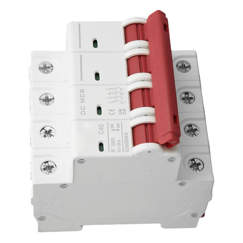 4P DC Circuit Breaker Arc Extinguishing Fast Decoupling Miniature Circuit