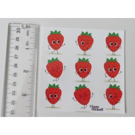 Violette Stickers - HAPPY BERRIES - 4x4 Square Sheet NEW RELEASE Stickers #K208