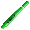 Unicorn Gripper 4 Neon Dart-Schäfte, grün, Ultra Short