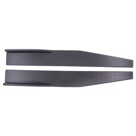 NewYall 31" 4" Carbon Fiber Bumper Rear Lip Side Skirt Rocker Panels Splitters Diffuser Winglet Wind