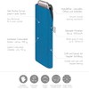 Doppler Carbon Steel Slim Plain Pocket Umbrella - Handy Format