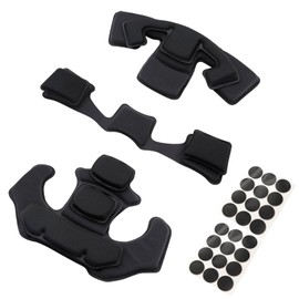Qavctw Airsoft Tactical Helmet Padding Kit Foam Mats Insert Set Cushioning Fast Helmet Cover Pads Replaceable Fits Military Bicycle Football ACH/Fast/MICH/IBH/PASGT/USMC/Airsoft Helmets