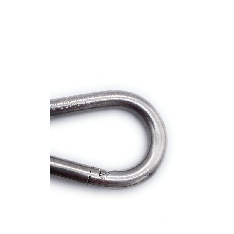 Pack of 5 Fire brigade snap hooks, painted black, load