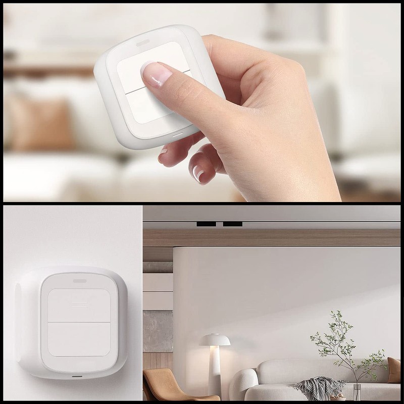 Luminea Home Control Wireless Switch: Set of 2 Smart WiFi